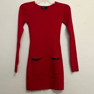 ❤️BCX Red Tunic Sweater